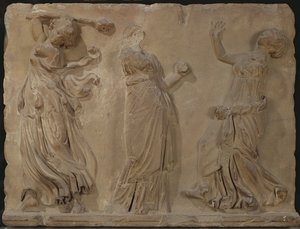 Három Bacchante, ie 336-30 alkotó: Greek